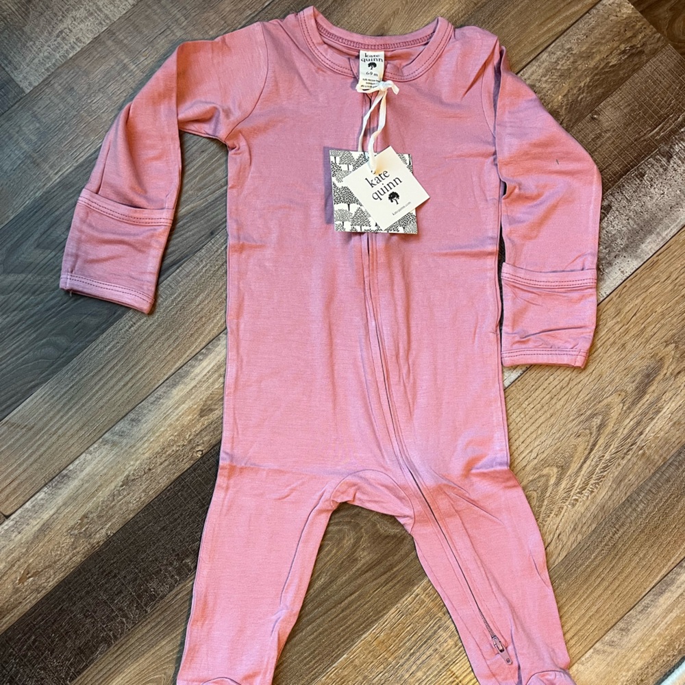 Kate Quinn zipper footie